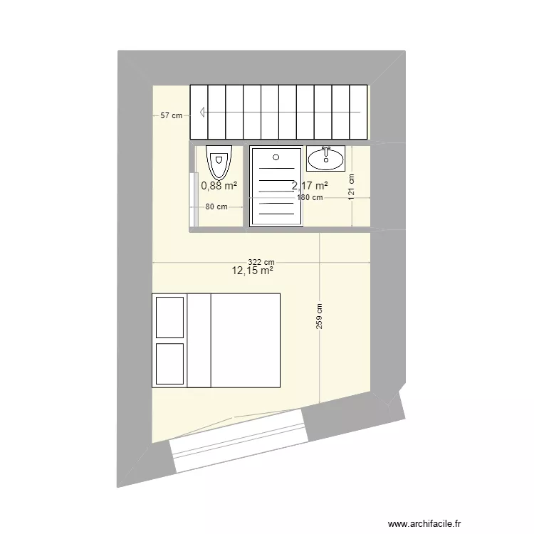 Ch&acirc;teau. Plan de 
