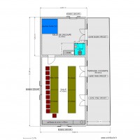 vue en plan cabane COURNOU