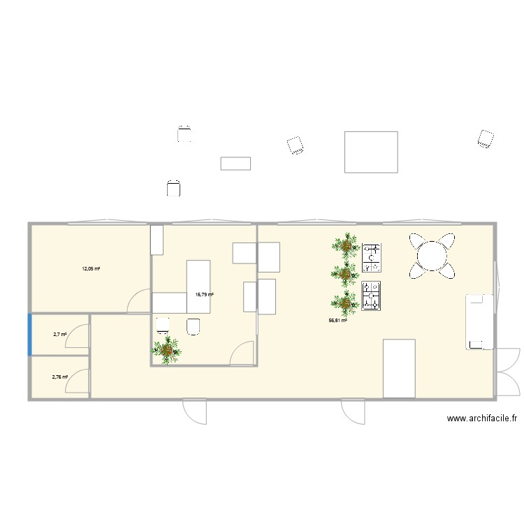 Bureau. Plan de 0 pièce et 0 m2