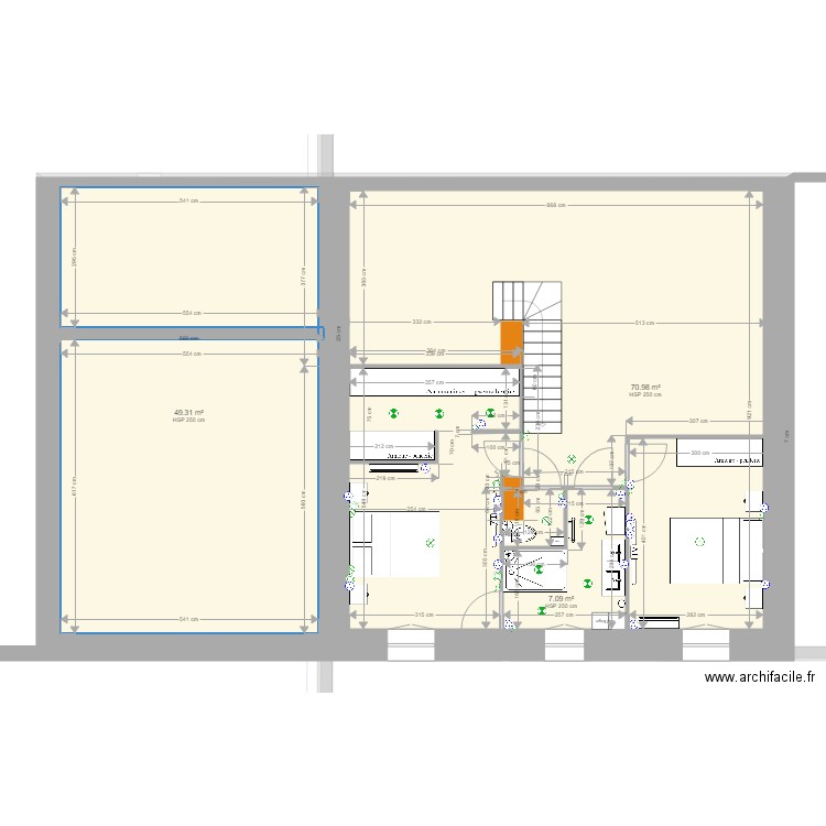 le thou 3 avec meubles. Plan de 0 pièce et 0 m2