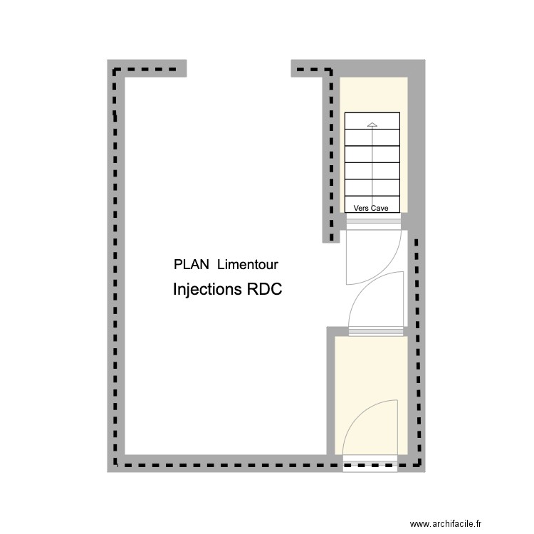 Limentour Plan Injections RDC. Plan de 0 pièce et 0 m2