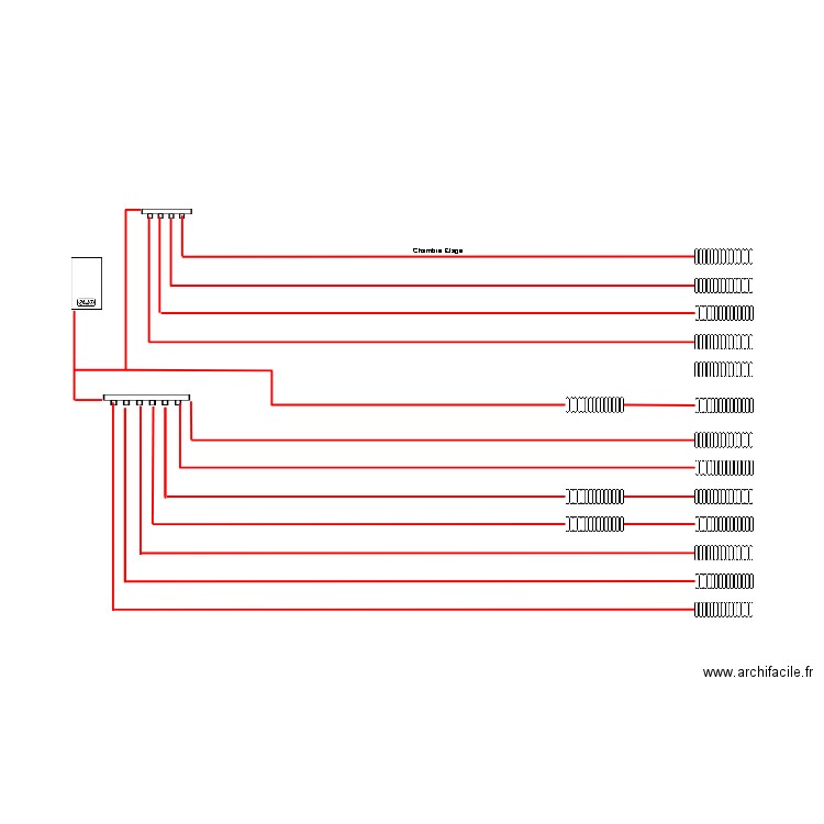 Chauffage Maison. Plan de 0 pièce et 0 m2