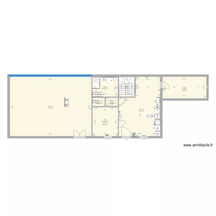 Saint Antheme RDC SDB. Plan de Saint Antheme RDC SDB. Plan de