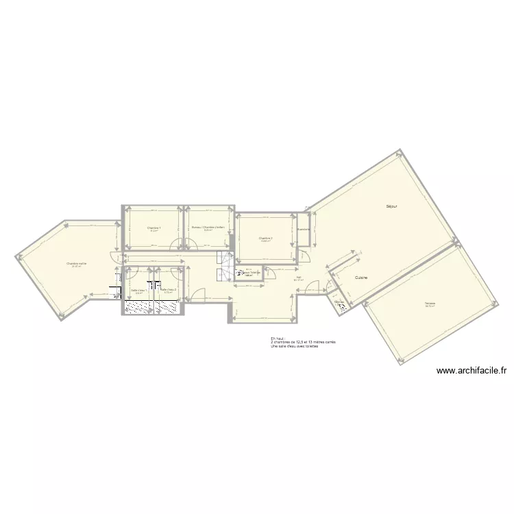 Maison Saint C Titi plans futurs. Plan de 