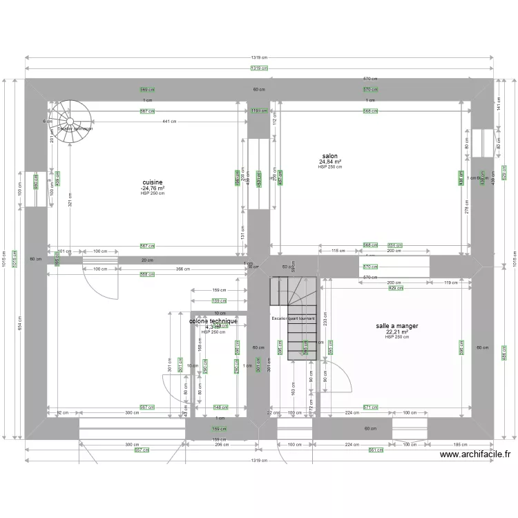 PROJET LACAUNE RDC gabi1 ELEC&eacute;2"x. Plan de 