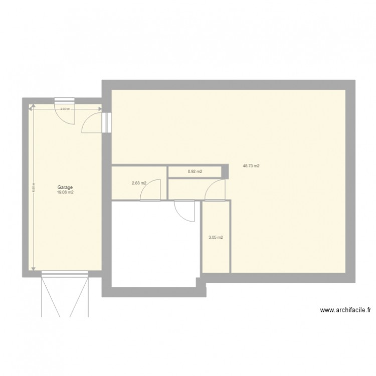 2D etage 1. Plan de 0 pièce et 0 m2