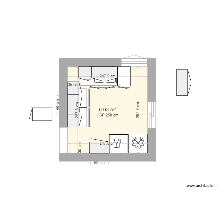 cuisine chauzeix. Plan de 0 pièce et 0 m2