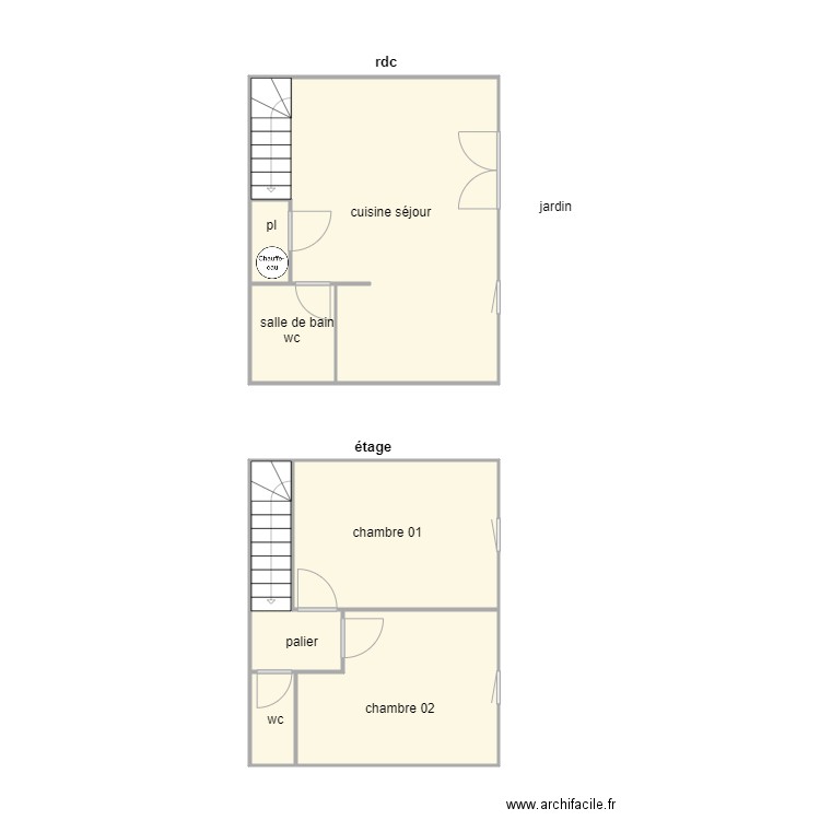 thomas 1136 am. Plan de 7 pièces et 48 m2