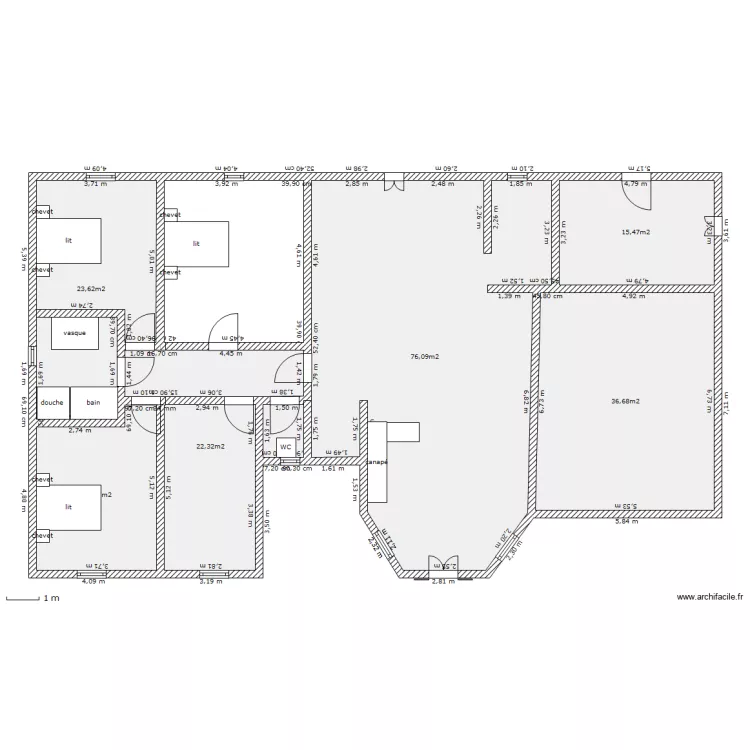 maison. Plan de maison. Plan de