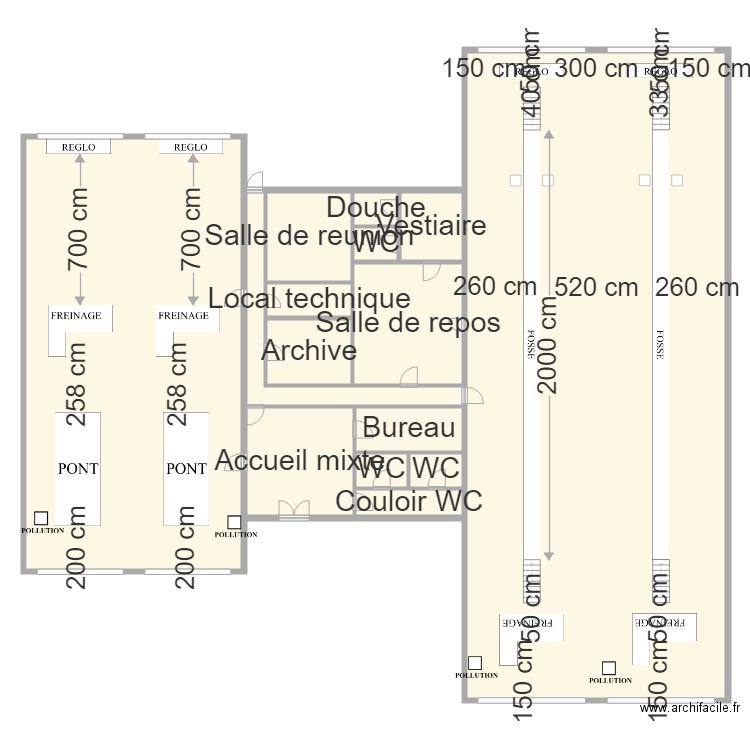 PL interieur. Plan de 0 pièce et 0 m2