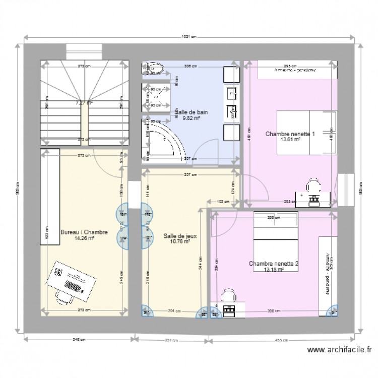 Saint Myoneme étage version 2. Plan de 0 pièce et 0 m2