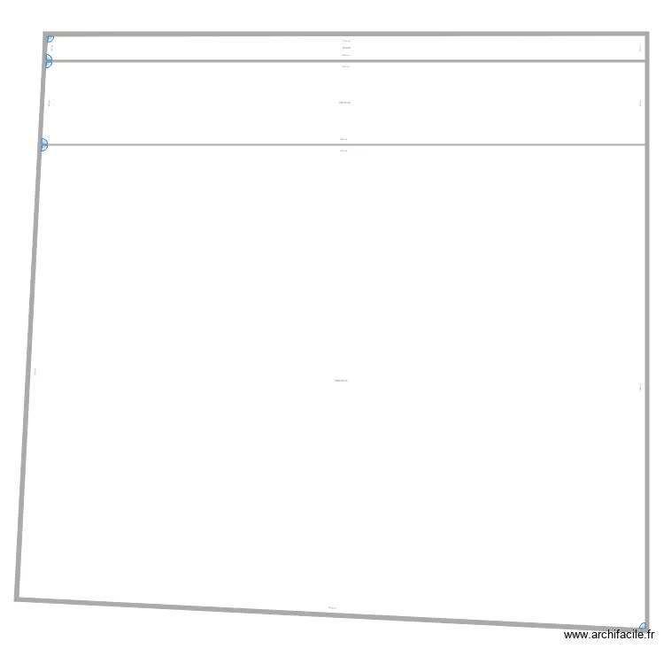 Parcelle Villeurbanne. Plan de 