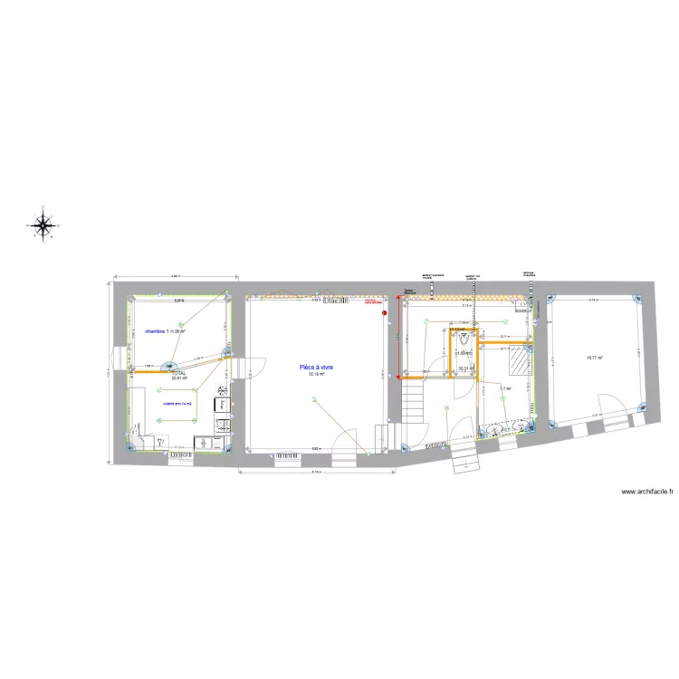RDC habitation plan ELEC. Plan de 