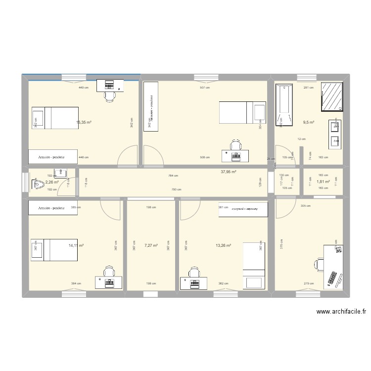 New maison ETAGE v2. Plan de 0 pièce et 0 m2