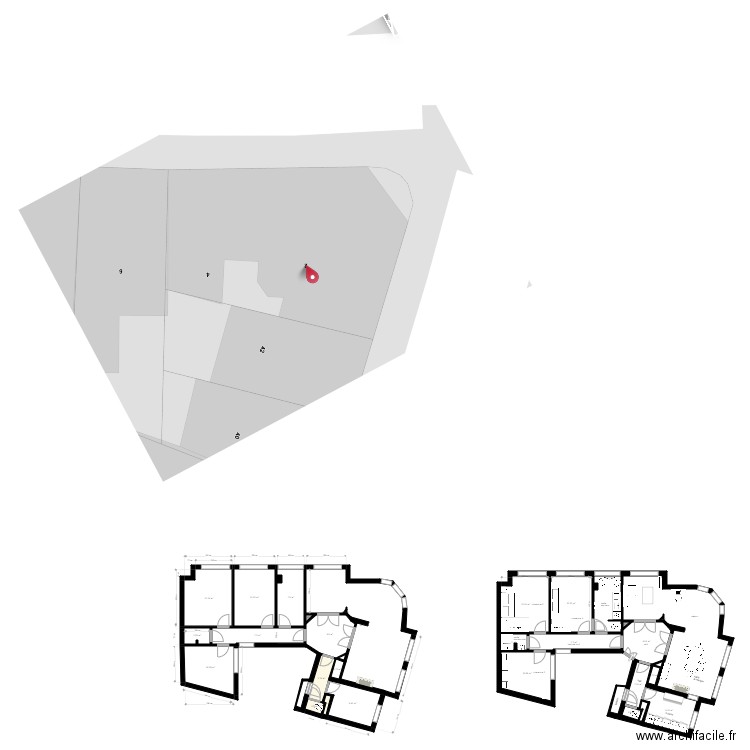 3e étage DELHASSE. Plan de 0 pièce et 0 m2