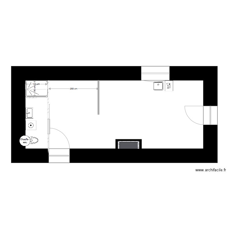 Petite Grange plomberie final. Plan de 0 pièce et 0 m2