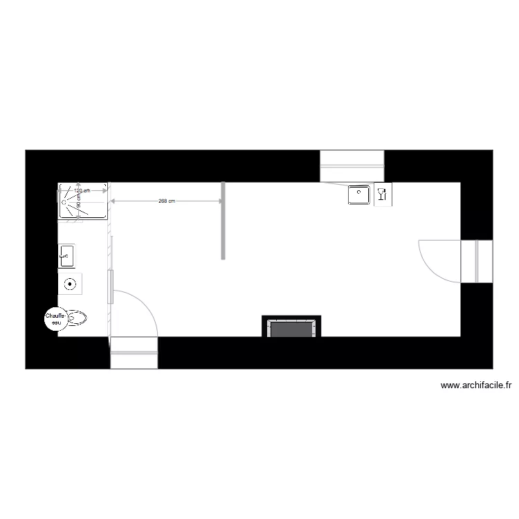 Petite Grange plomberie final. Plan de 