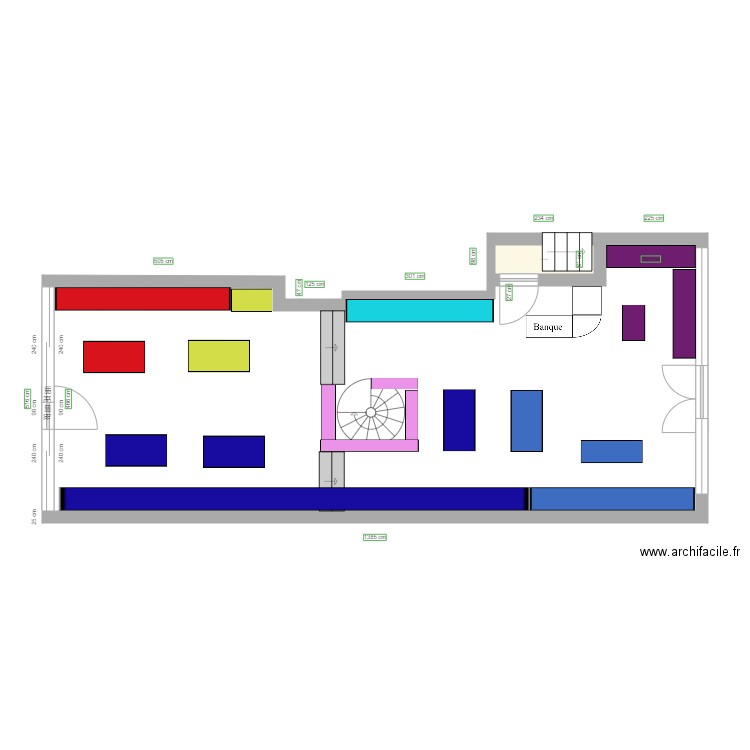 COMMERCE. Plan de 0 pièce et 0 m2