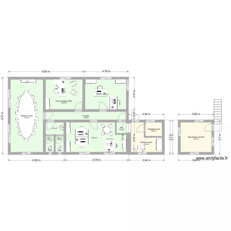 Bureau Zvezdnyy. Plan de 