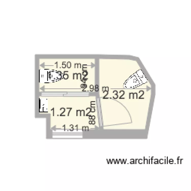 DE DANNAN Plan Sanitaires. Plan de 