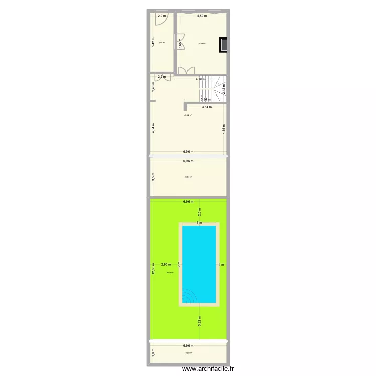 AL82. Plan de 24  et 414 m²