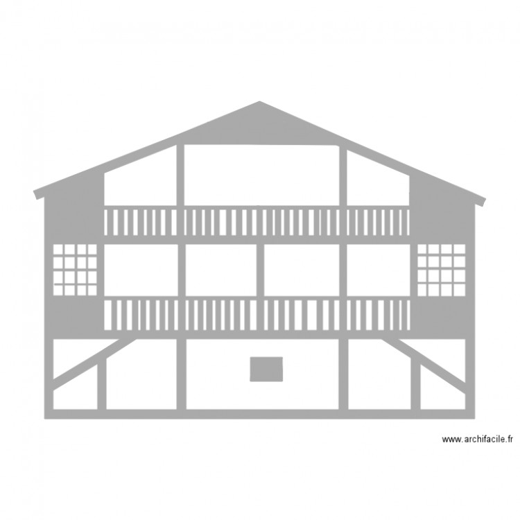 Coupe 1. Plan de 0 pièce et 0 m2