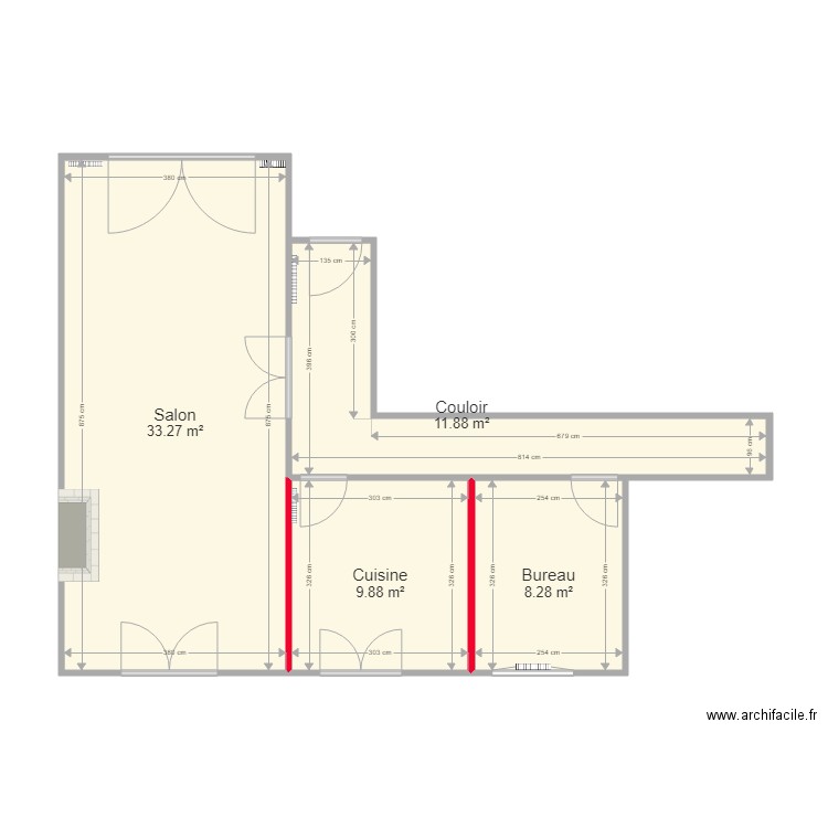 Imbault plan démolition. Plan de 0 pièce et 0 m2