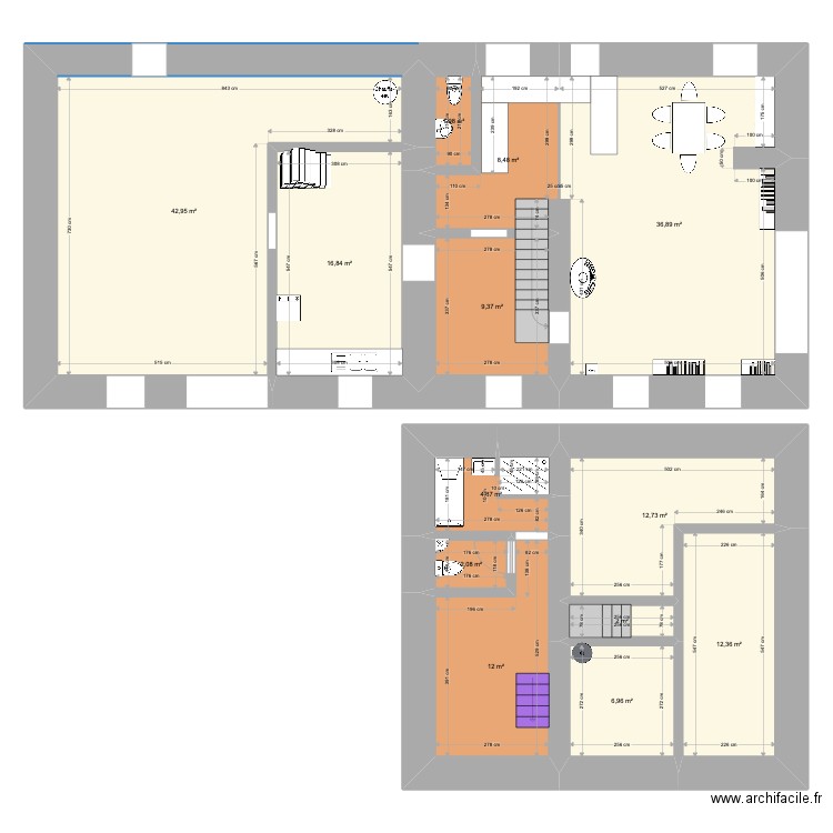 MTL_V4. Plan de 13 pièces et 170 m2