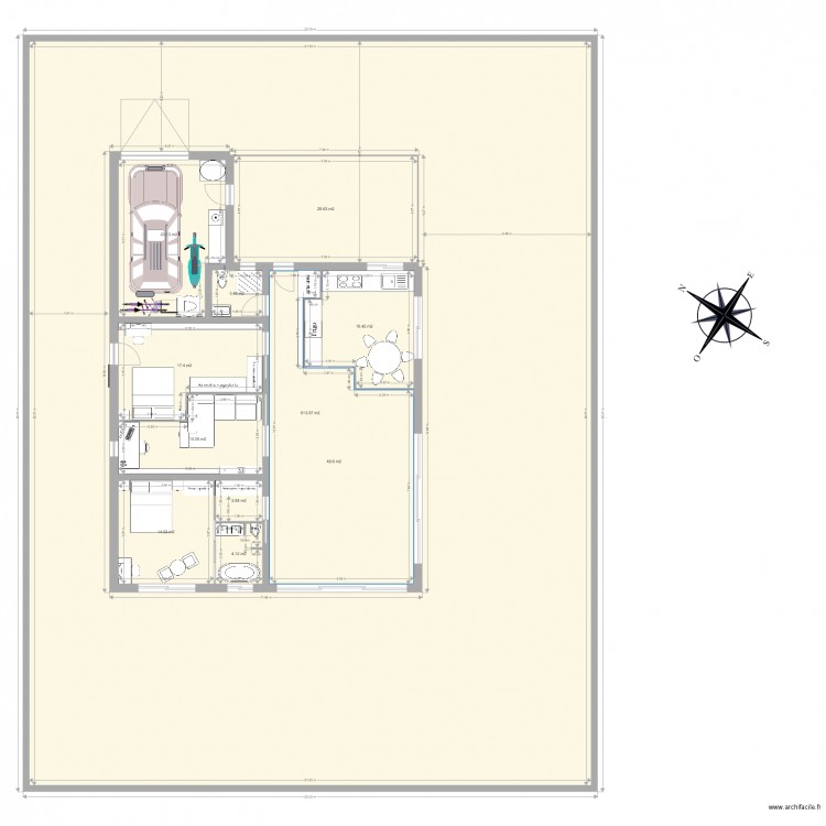 600m terrain. Plan de 0 pièce et 0 m2