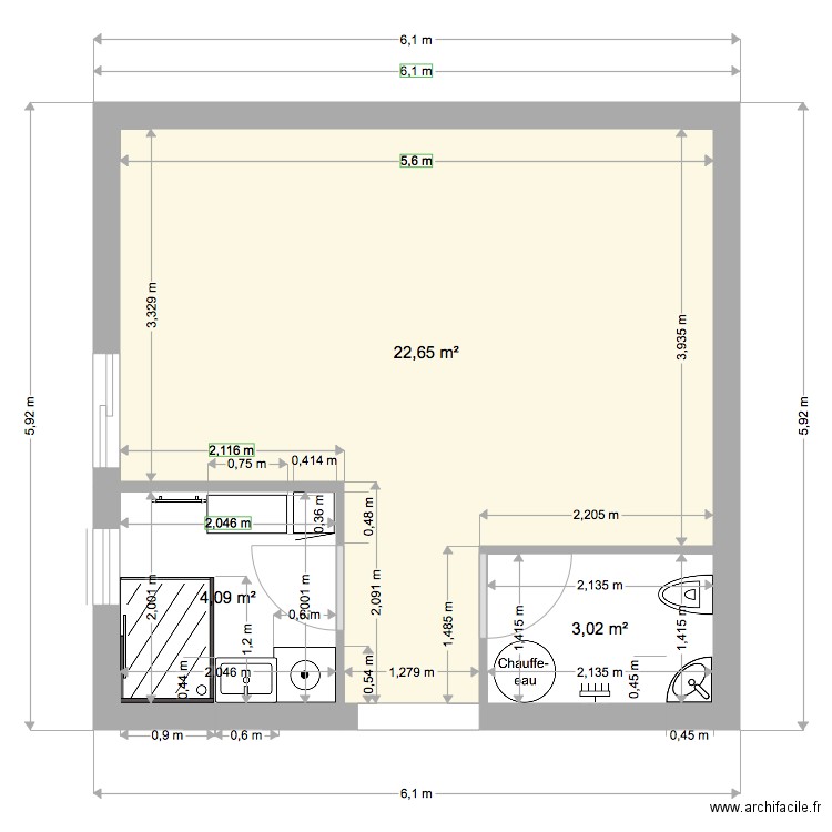 sdb 2. Plan de 0 pièce et 0 m2