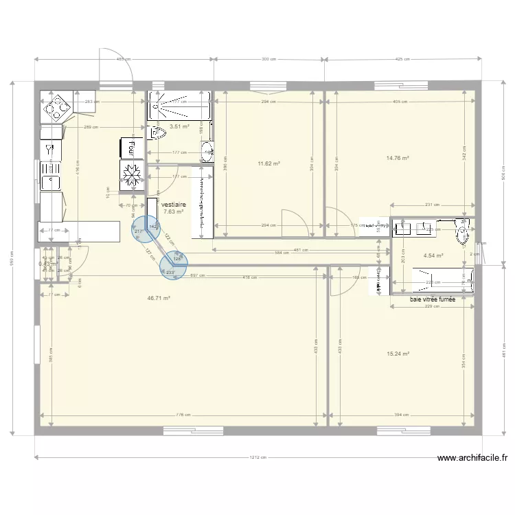 le TEICH projet 3. Plan de 