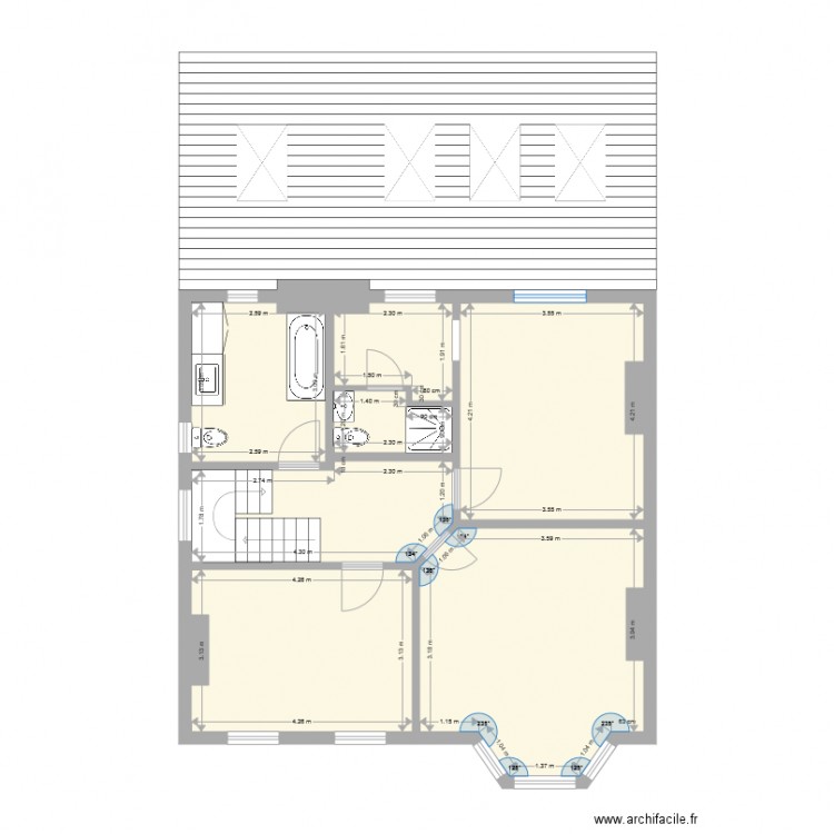18 HFC Proposed Floor Plan. Plan de 0 pièce et 0 m2