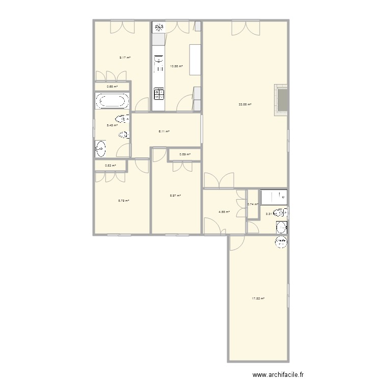 Robledollano 2 RDC. Plan de 0 pièce et 0 m2