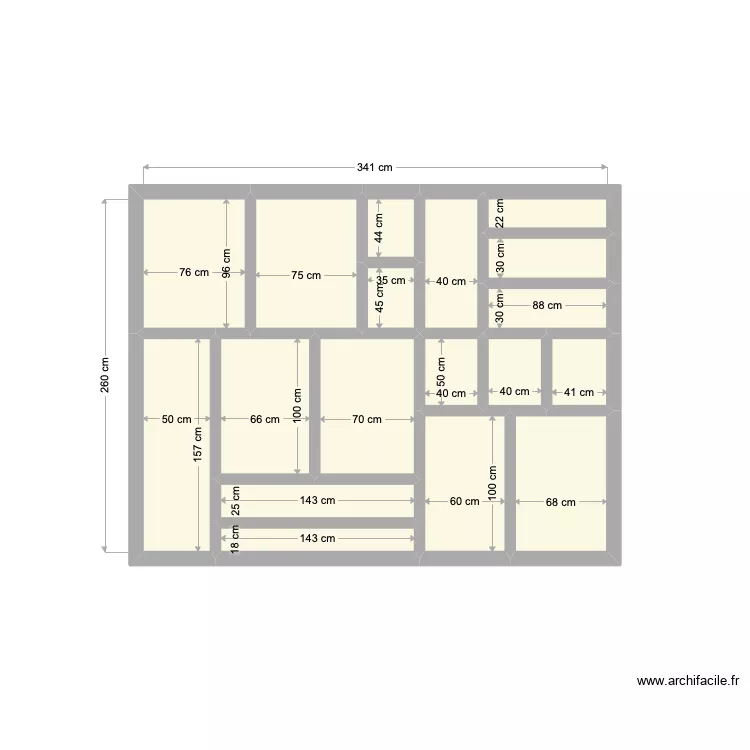 meuble dressing. Plan de meuble dressing. Plan de