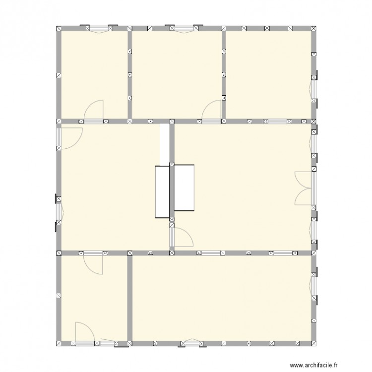 La Treille Existant sans escaliers. Plan de 0 pièce et 0 m2