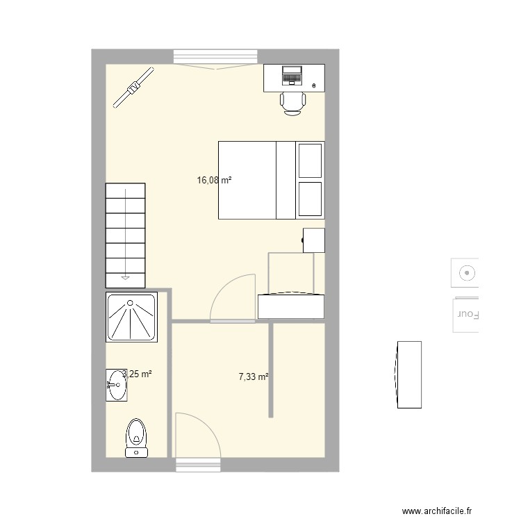 loc 2 valentin. Plan de 0 pièce et 0 m2