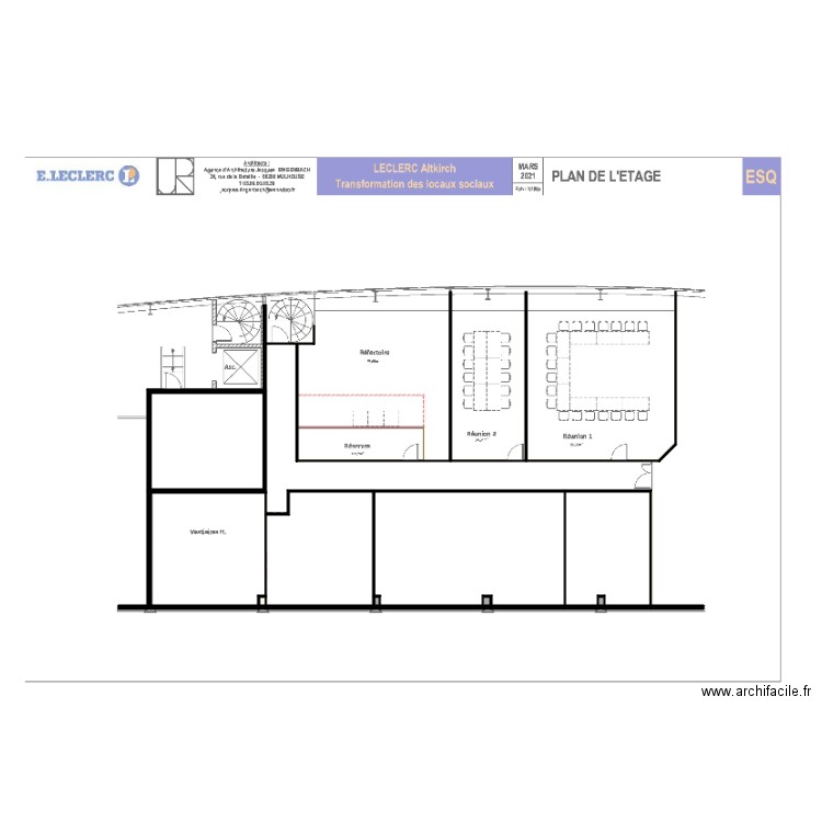 ALDIS VESTIAIRES FEMMES PROJET 1. Plan de 0 pièce et 0 m2