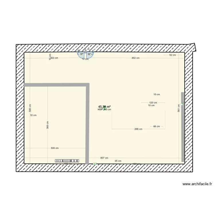 Parmentier rez_2021. Plan de 