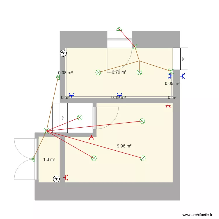 &eacute;lectricit&eacute; cave &agrave; vin 2. Plan de 