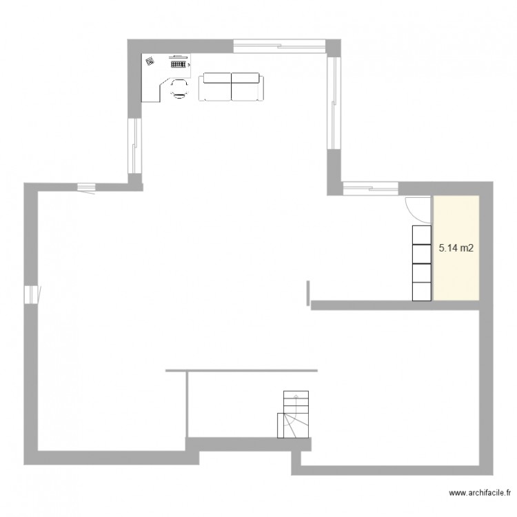 plan maisonneuve etage 1. Plan de 0 pièce et 0 m2
