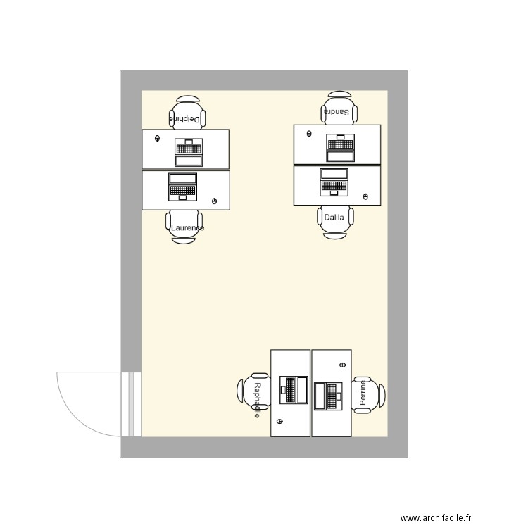 Team Laurence 1. Plan de 1 pièce et 13 m2