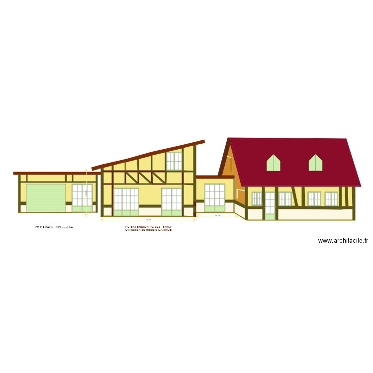 PLAN FACADE 1. Plan de 0 pièce et 0 m2