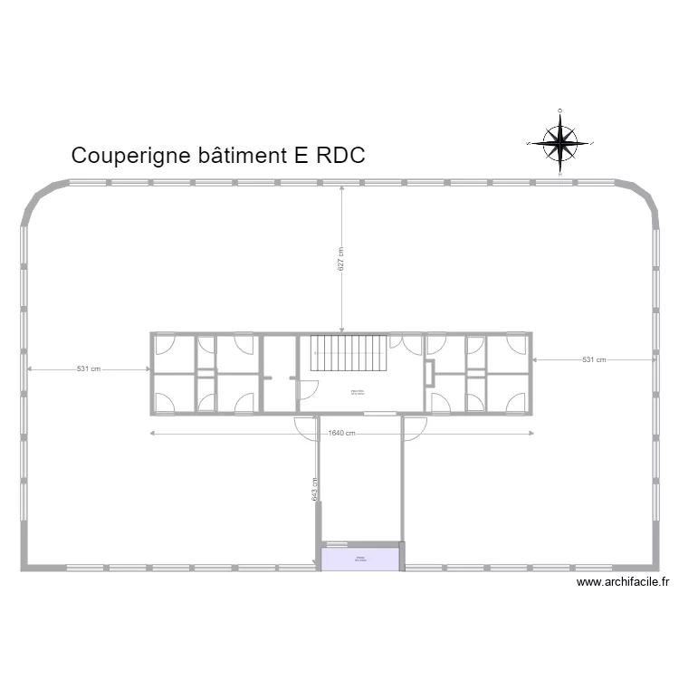 Couperigne b&acirc;t E 16nov21. Plan de 