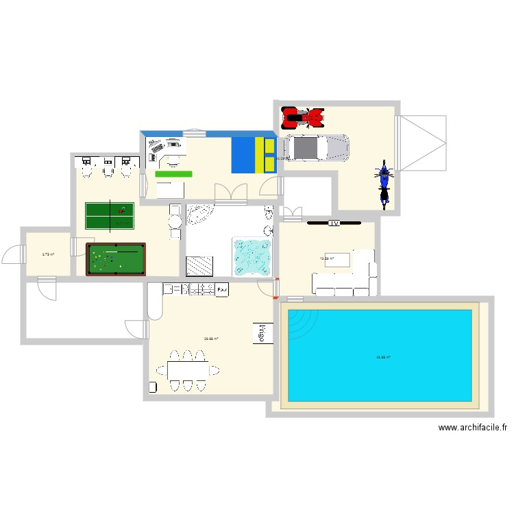 MY HOUSE. Plan de 0 pièce et 0 m2