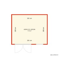 BI 4974 abri de jardin côté