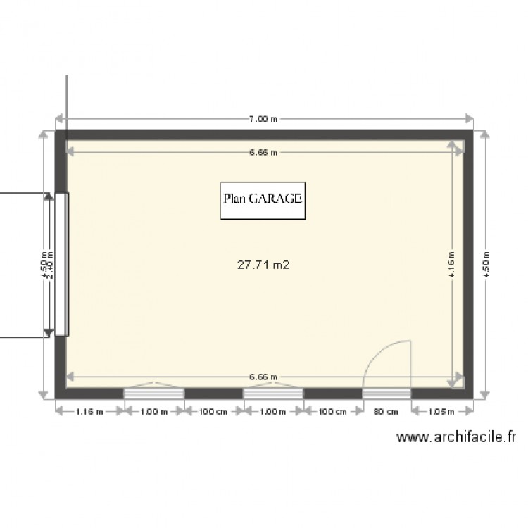 Plan garage bis 1. Plan de 0 pièce et 0 m2