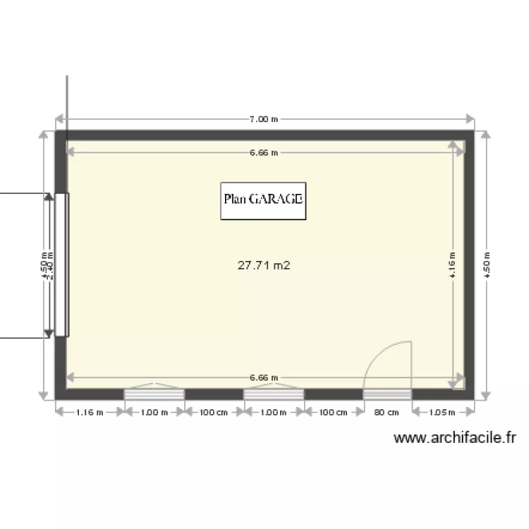 Plan garage bis 1. Plan de 