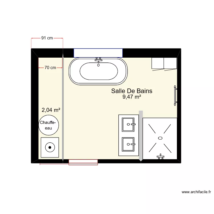 Salle De Bains Camille. Plan de Salle De Bains Camille. Plan de