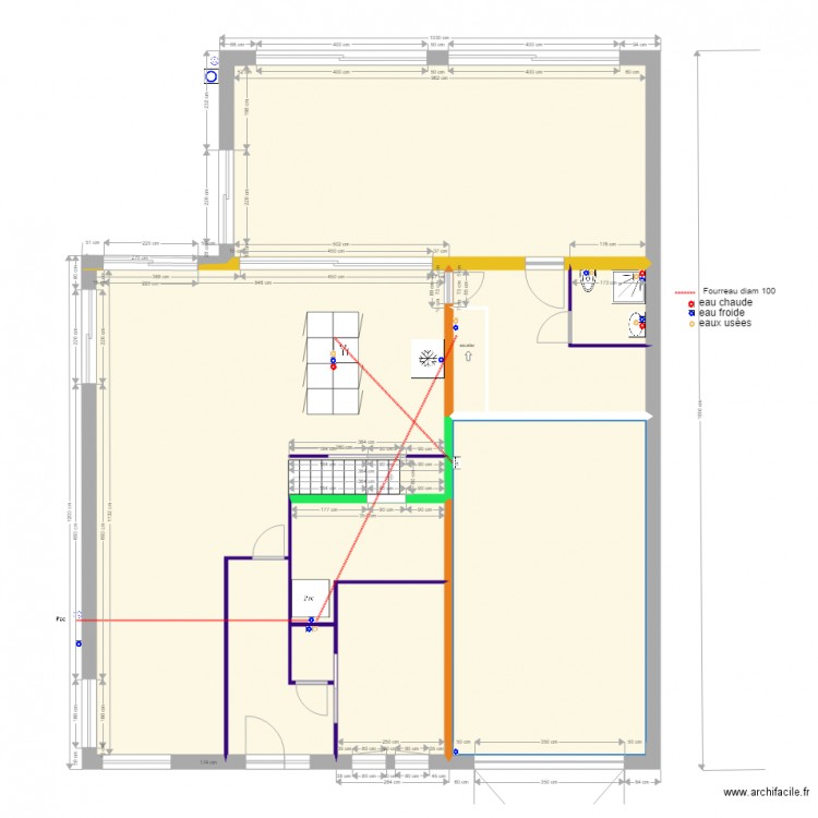 plan maconnerie  menuiserie  toiture. Plan de 0 pièce et 0 m2