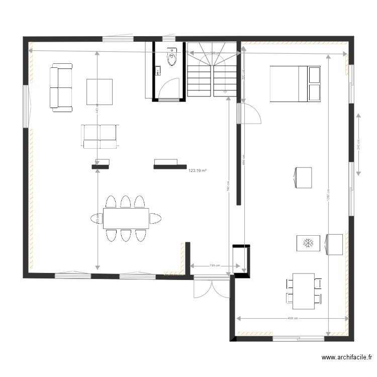 le Nivez rdc 1. Plan de 0 pièce et 0 m2